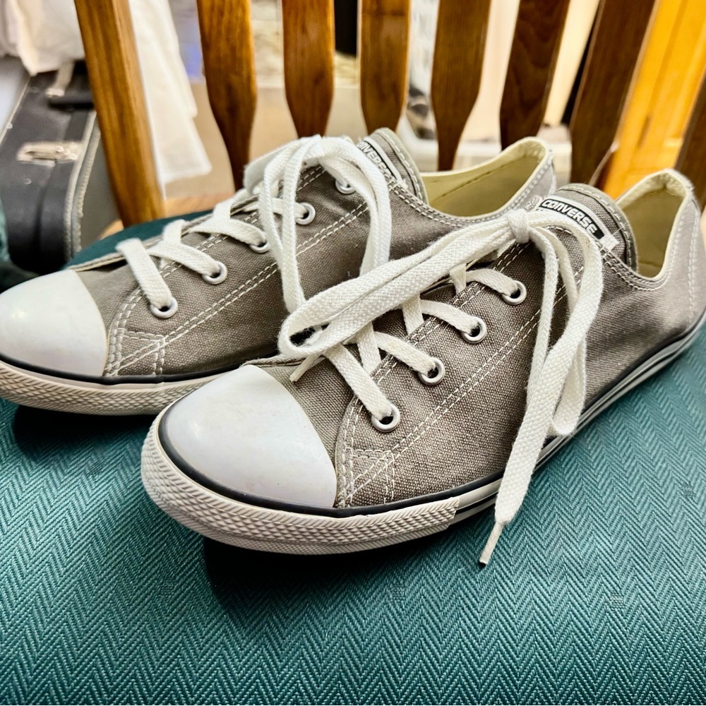 Converse Lavender and White Women's All Star Sneakers, 11 B